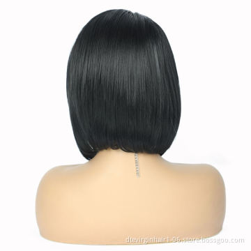 shot synthetic wigs,Jet black grey synthetic hairs wig hight grade,synthetic wigs for black women bobs